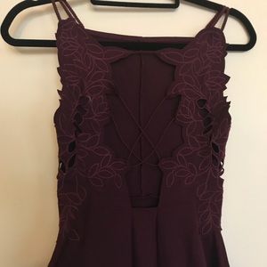 Purple free people dress